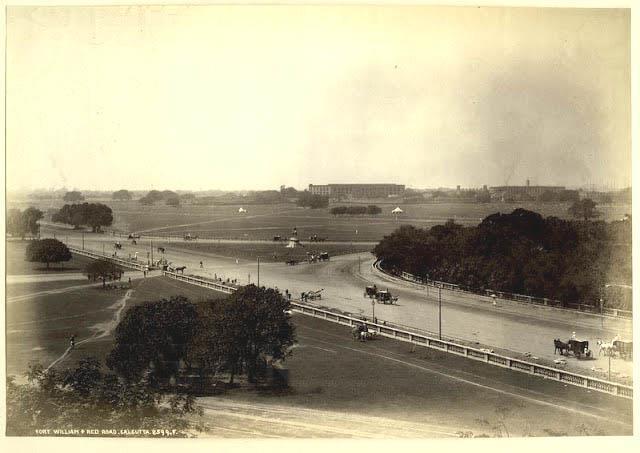Fort-William-and-Red-Road-Calcutta-1870s