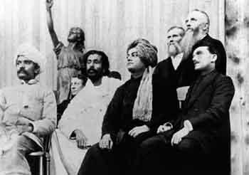 Swami-Vivekananda-on-the-Platform-of-the-Parliament-in-Chicago