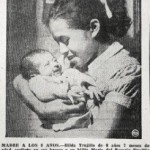 lina medina with her cute infant